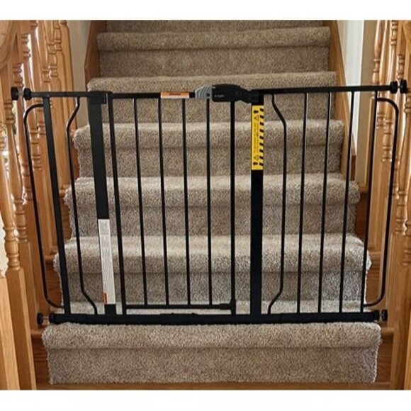 New Easy Step 49-Inch Extra Wide Baby Gate, Includes 4-Inch and 12-Inch - Picture 2 of 2